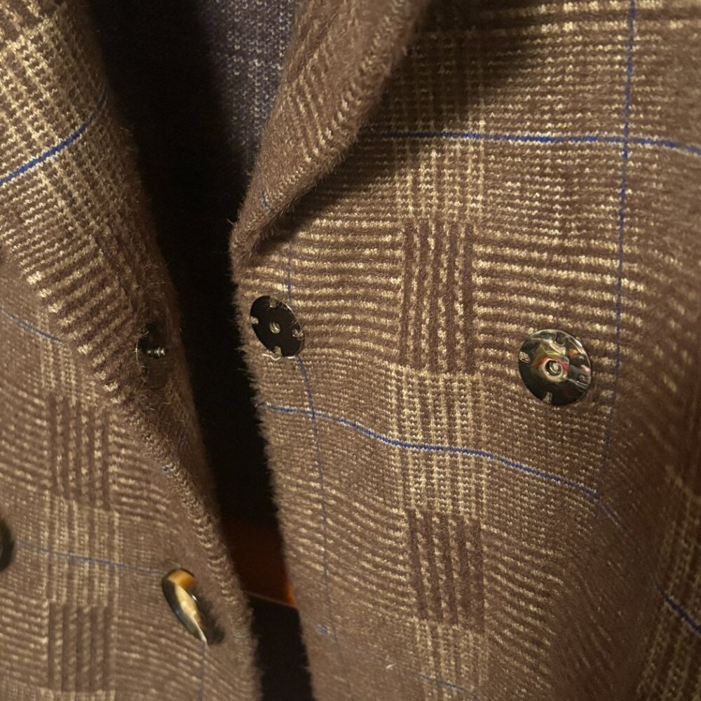 Cyrus Kingston Sweater Knit Button Blazer Size Large - Picture 5 of 5